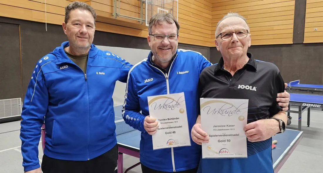 TV Lützelhausen: Ehrungen für Torsten Bohländer und Jaroslav Kaser