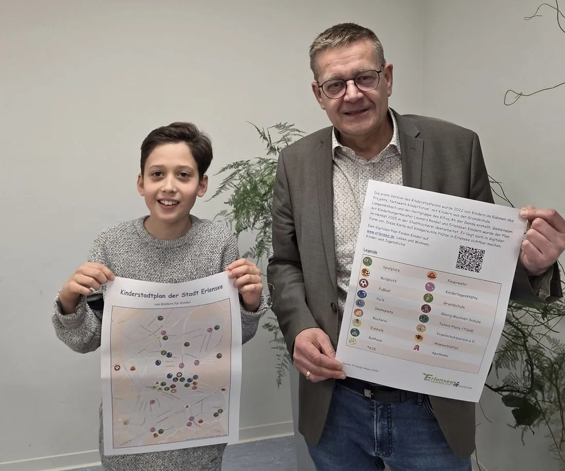 Aktualisierter Kinderstadtplan für Erlensee jetzt auch digital
