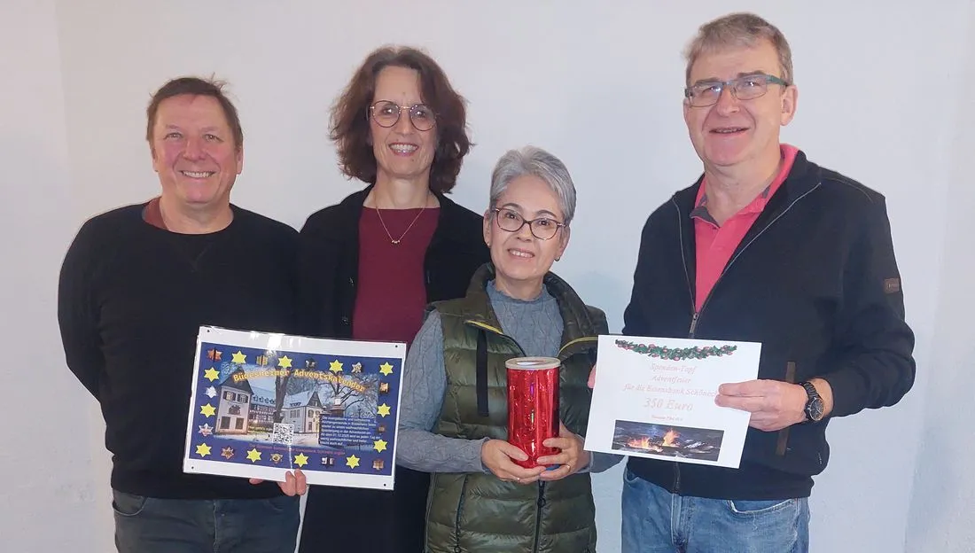 Essensbank freut sich über Spenden vom Büdesheimer Adventskalender