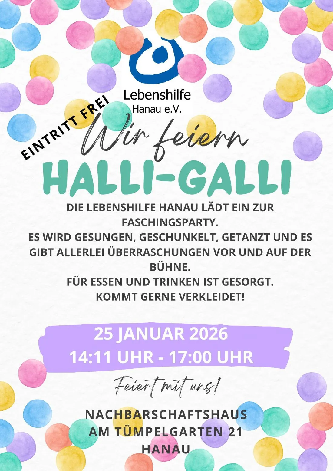 „Halli-Galli“ im Nachbarschaftshaus Tümpelgarten