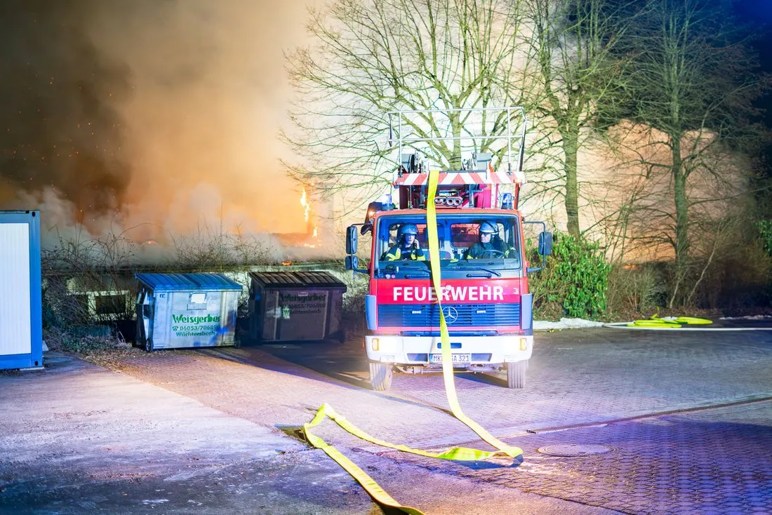 Großbrand in Steinau: Verdacht der fahrlässigen Brandstiftung
