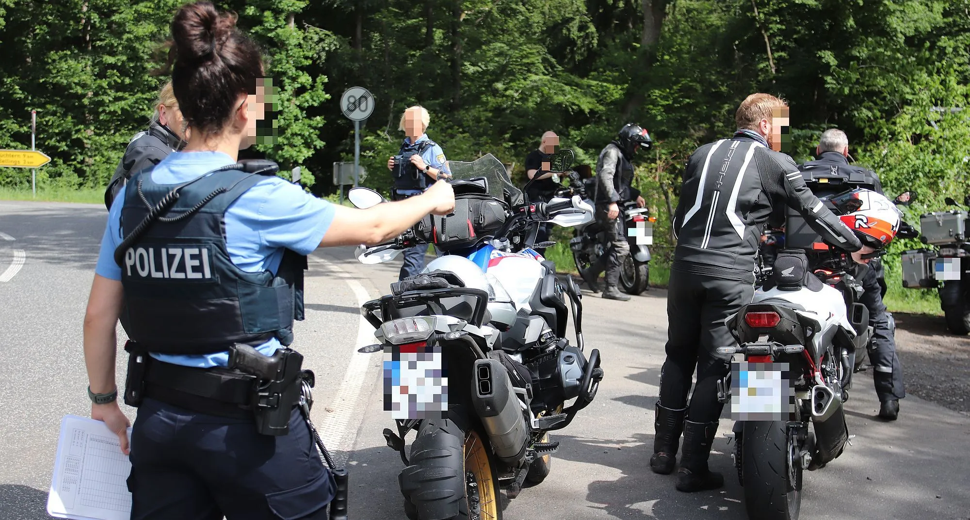 Steinau: Polizeikontrolle auf beliebter Motorradstrecke