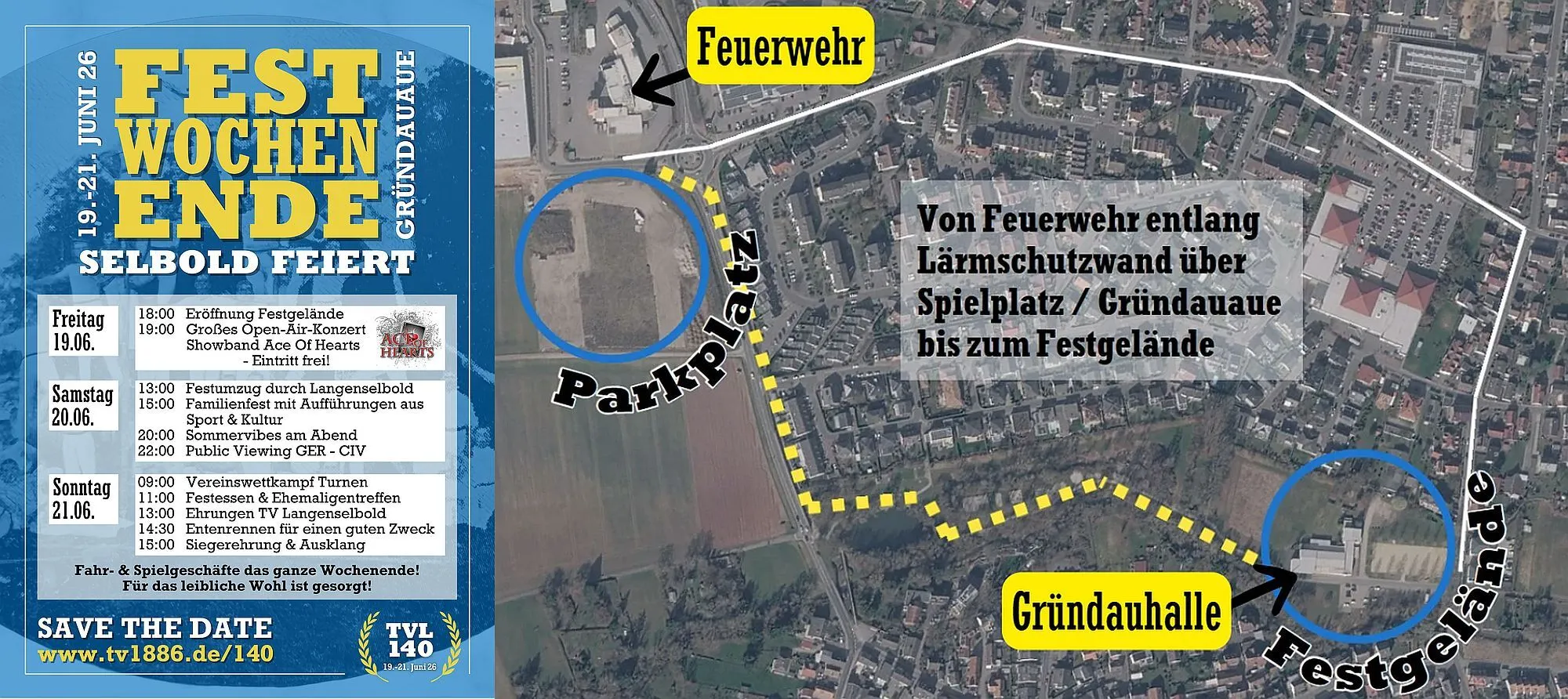 Festwochenende in der Gründauaue: So gelingt die entspannte Anreise