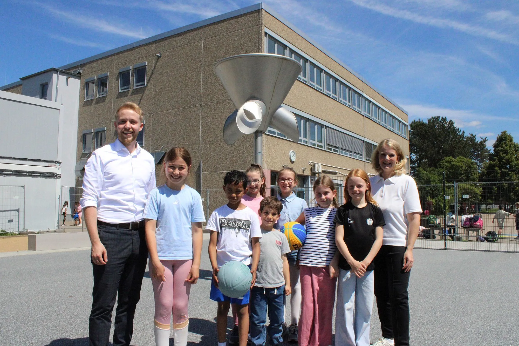 Neues Streetballfeld an der Siemensschule