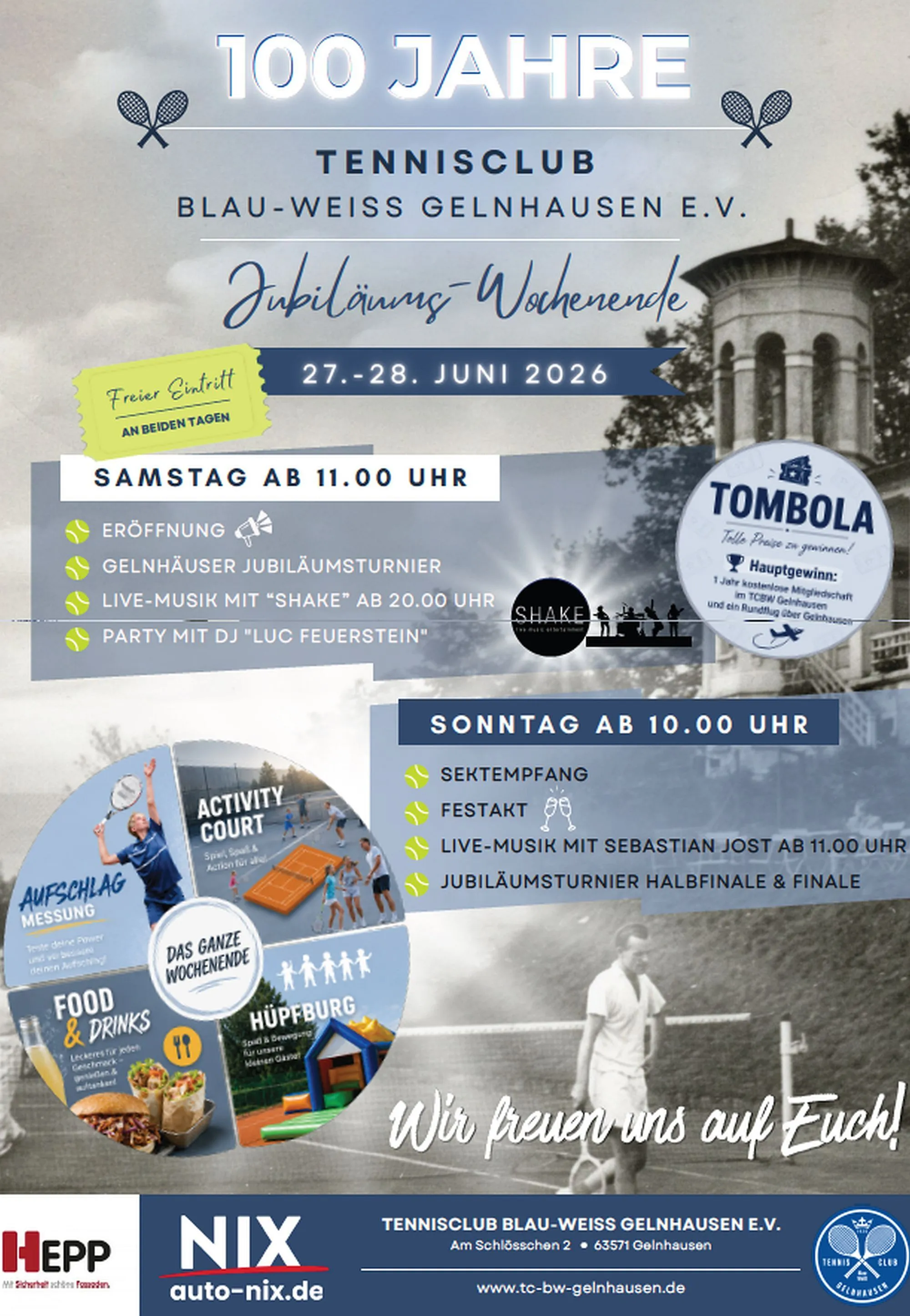 TC Blau-Weiß Gelnhausen: 100 Jahre Tennis, Tradition und Teamgeist