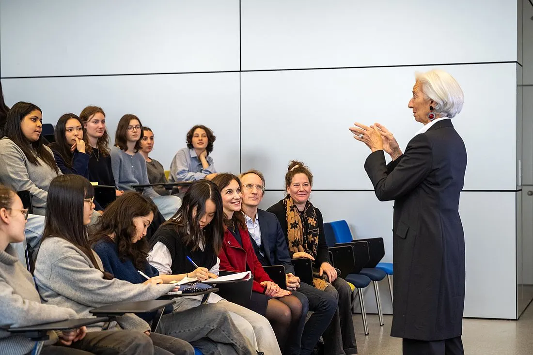 LOG: Treffen mit EZ-Präsidentin Christine Lagarde