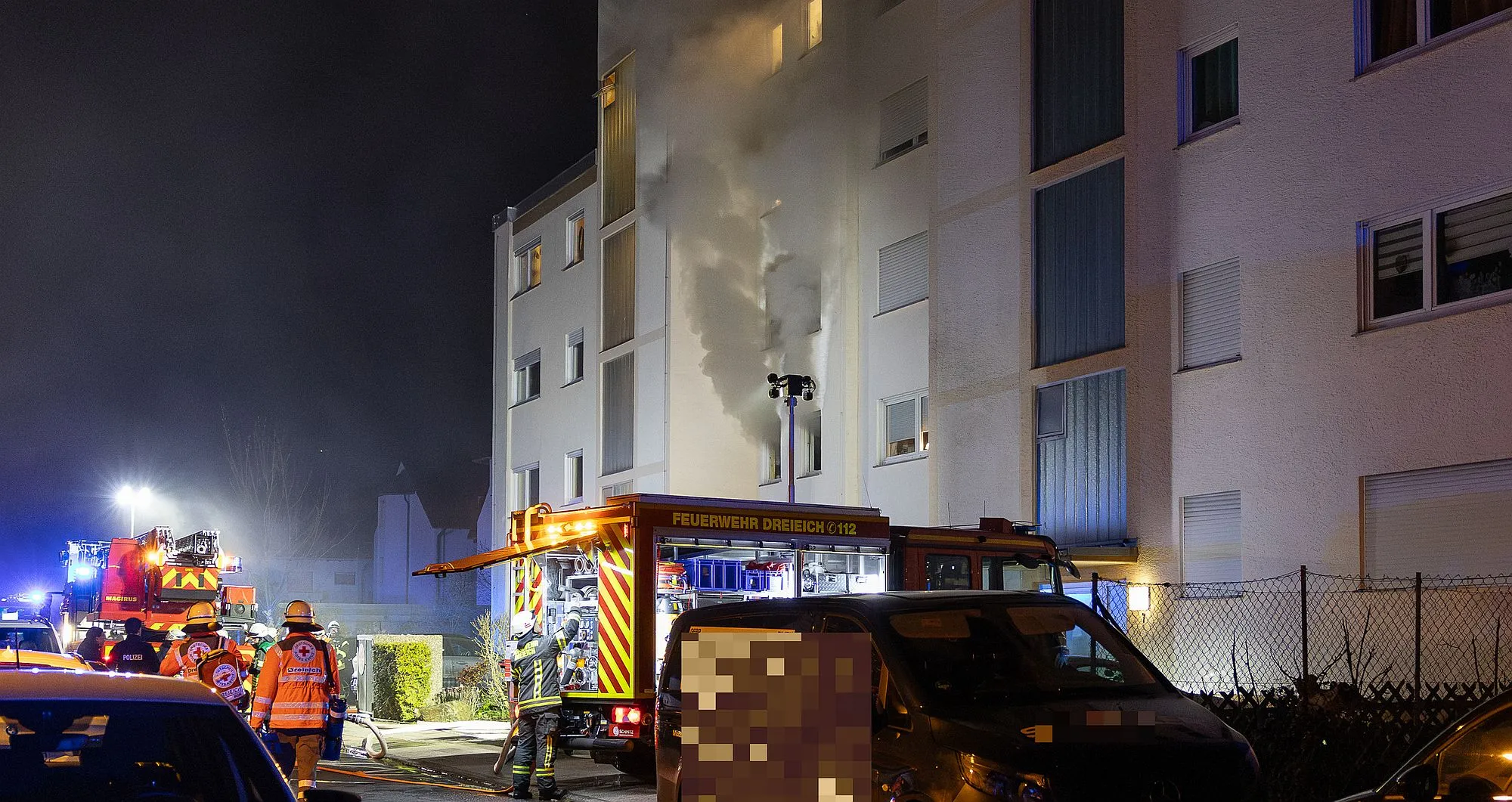 Hessen: 67-Jährige bei Wohnungsbrand in Dreieich schwer verletzt