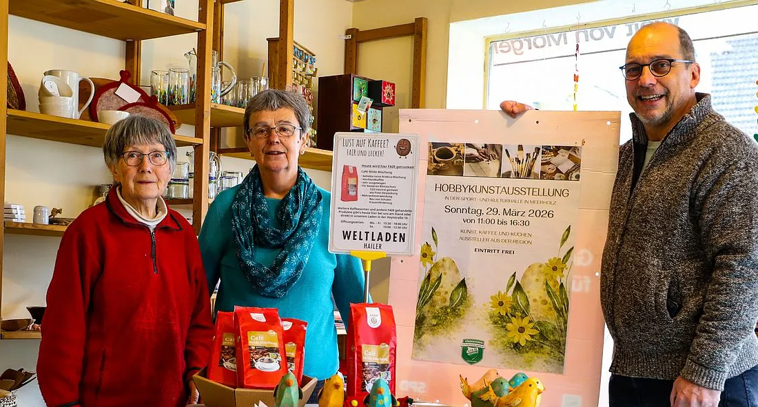 Hobbykunstausstellung: Ungewohnter Termin und fairer Kaffee