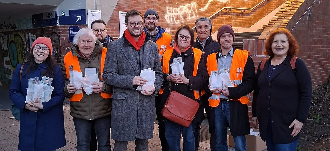 SPD: Gute Gespräche am frühen Morgen