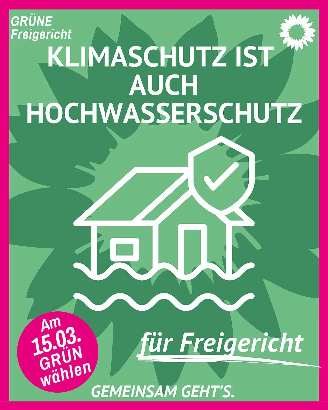 "Klimaschutz ist auch Hochwasserschutz"a