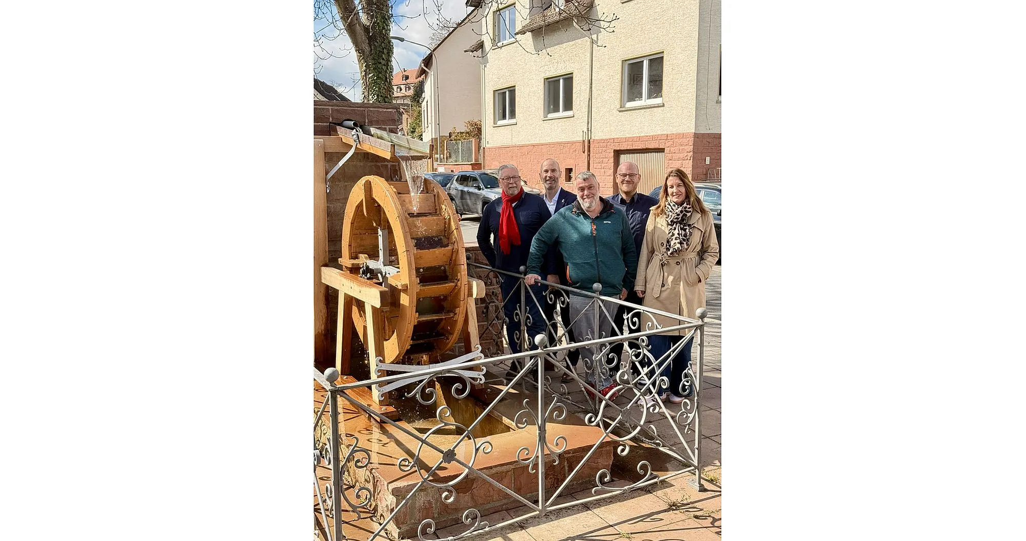 Mühlrad an der Windecker Dreispitz dreht sich wieder