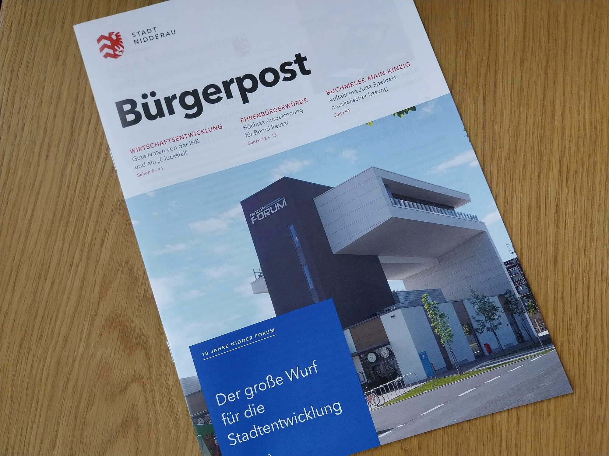 Neue Ausgabe  der Bürgerpost der Stadt Nidderau
