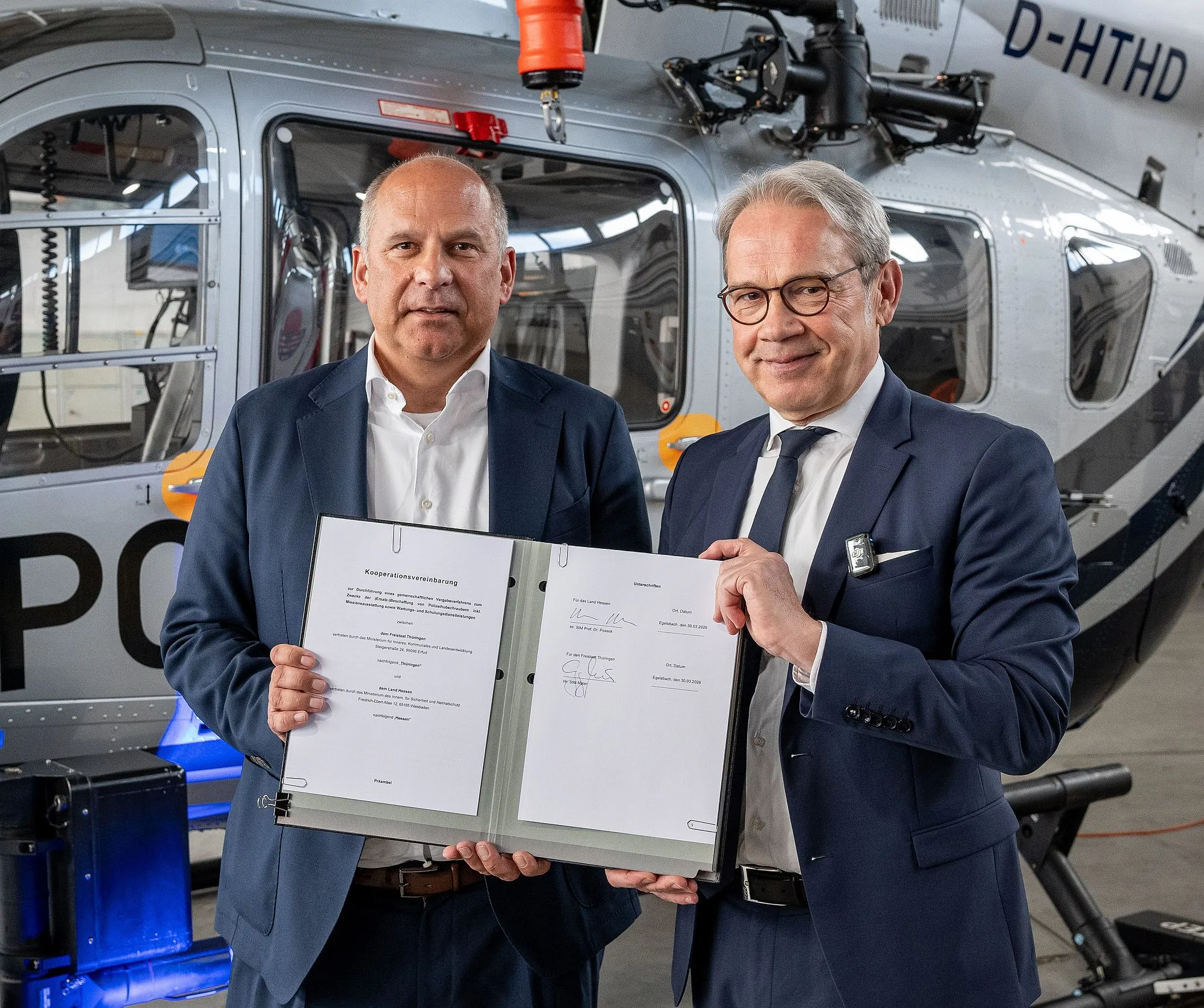 Hessen und Thüringen beschaffen gemeinsam Polizeihubschrauber