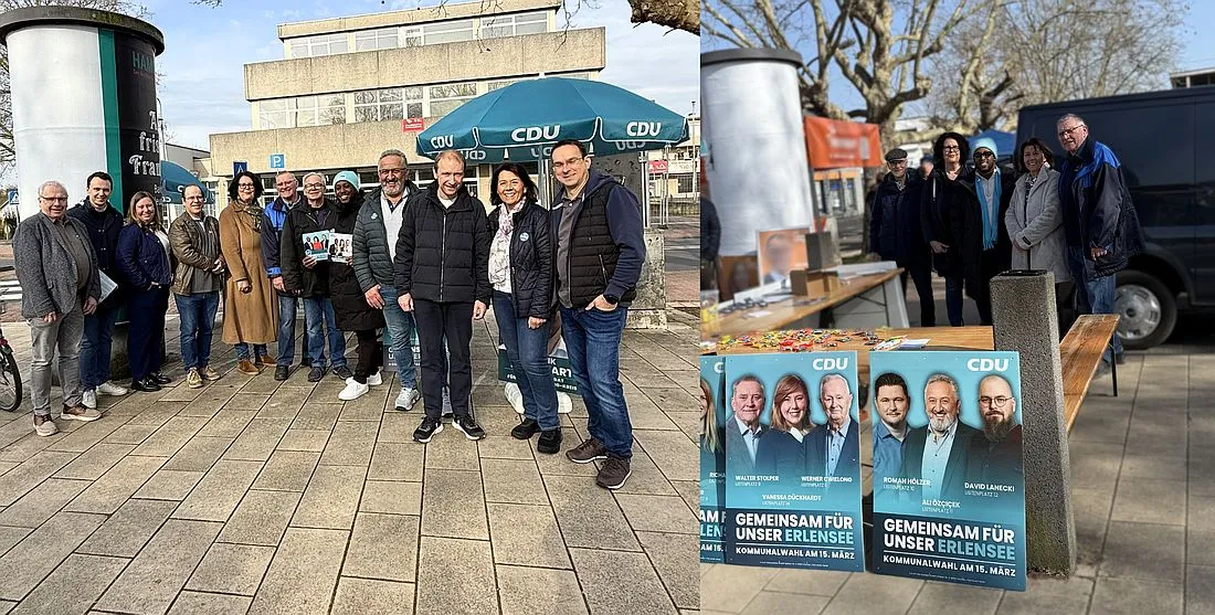 CDU lädt zum Austausch am Samstag auf den Rathausplatz ein