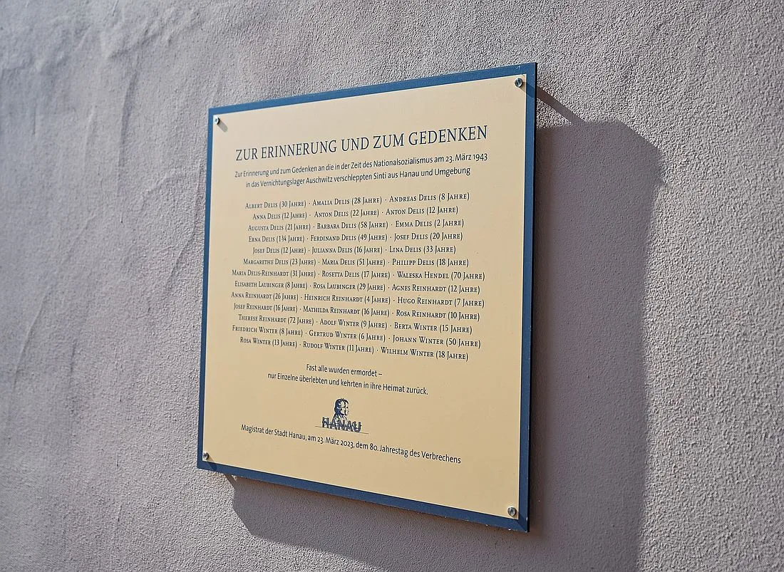 Stadt Hanau erinnert an Deportation Hanauer Sinti vor 83 Jahren