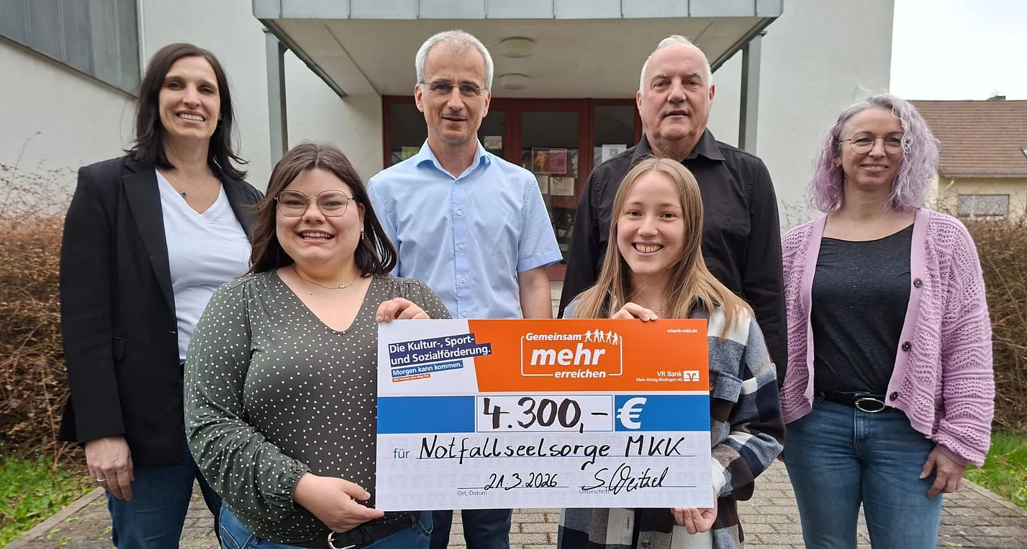 Biebergemünd: "Weiber" aus Bieber spenden 4.300 Euro an Notfallseelsorge MKK