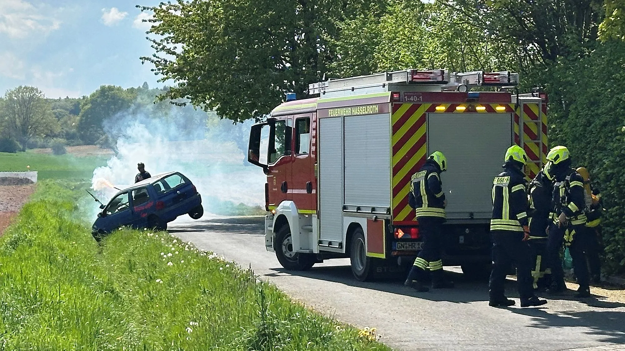 Feuerwehr Gondsroth: Erfolgreicher Übungstag