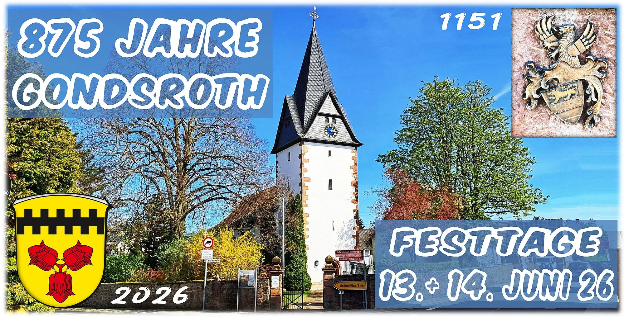 875 Jahre Gondsroth: Ein Ortsjubiläum mit feinem Programm