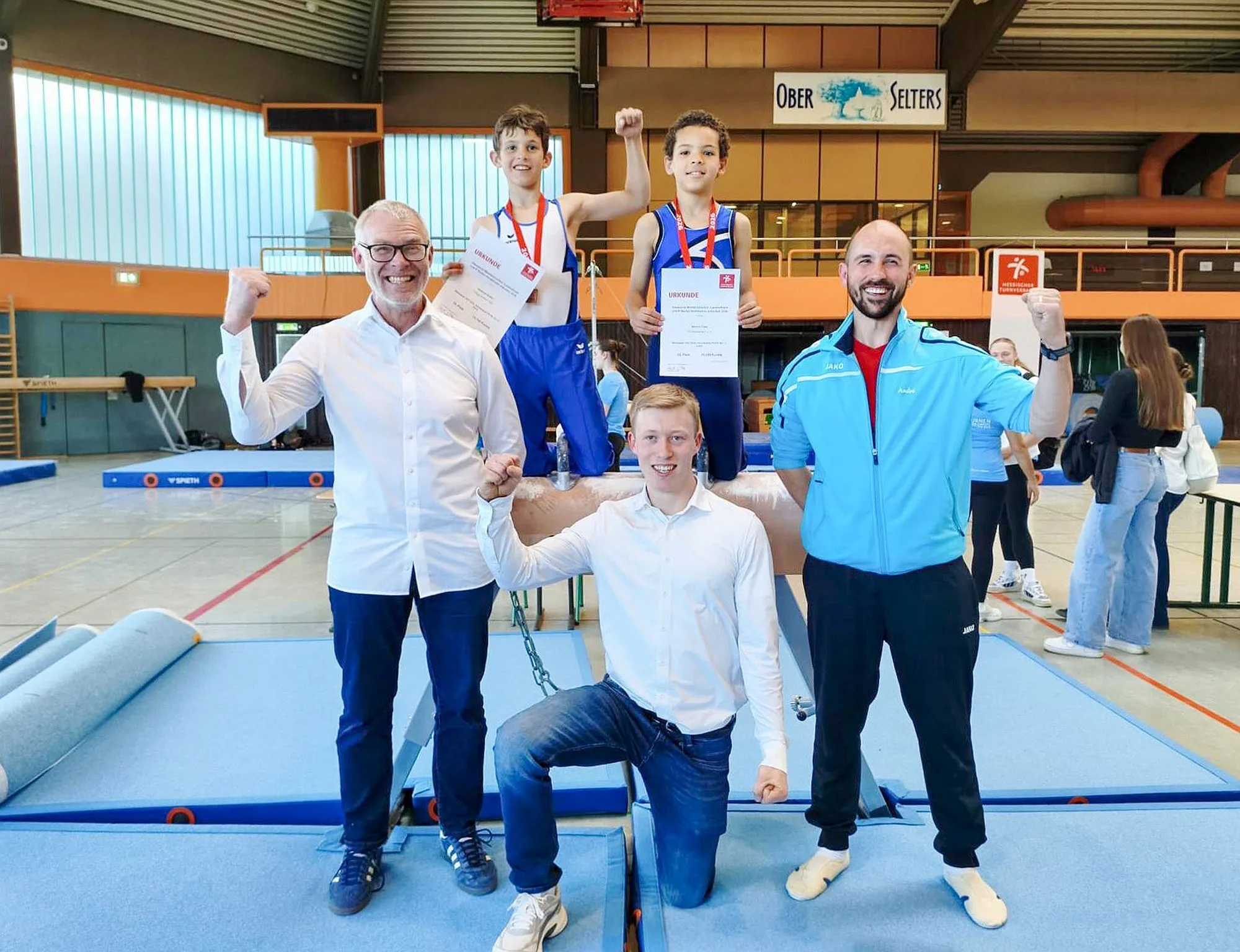 Marcario Colas und Johannes Kreher: Premiere bei Hessenmeisterschaft