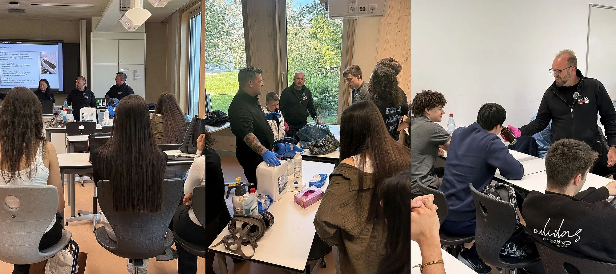 Tatort Schule: Wenn Kriminalbiologie auf echte Tatortreiniger trifft