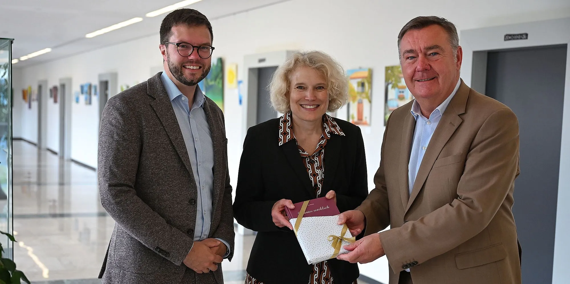 Neue Landgerichts-Präsidentin Burckhardt: Antrittsbesuch im Rathaus