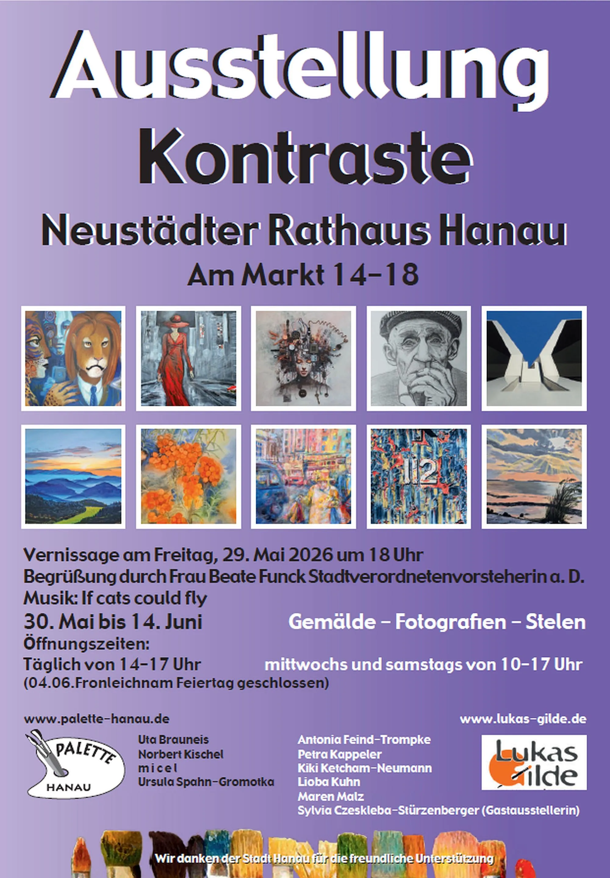 Ausstellung "KONTRASTE" im Neustädter Rathaus