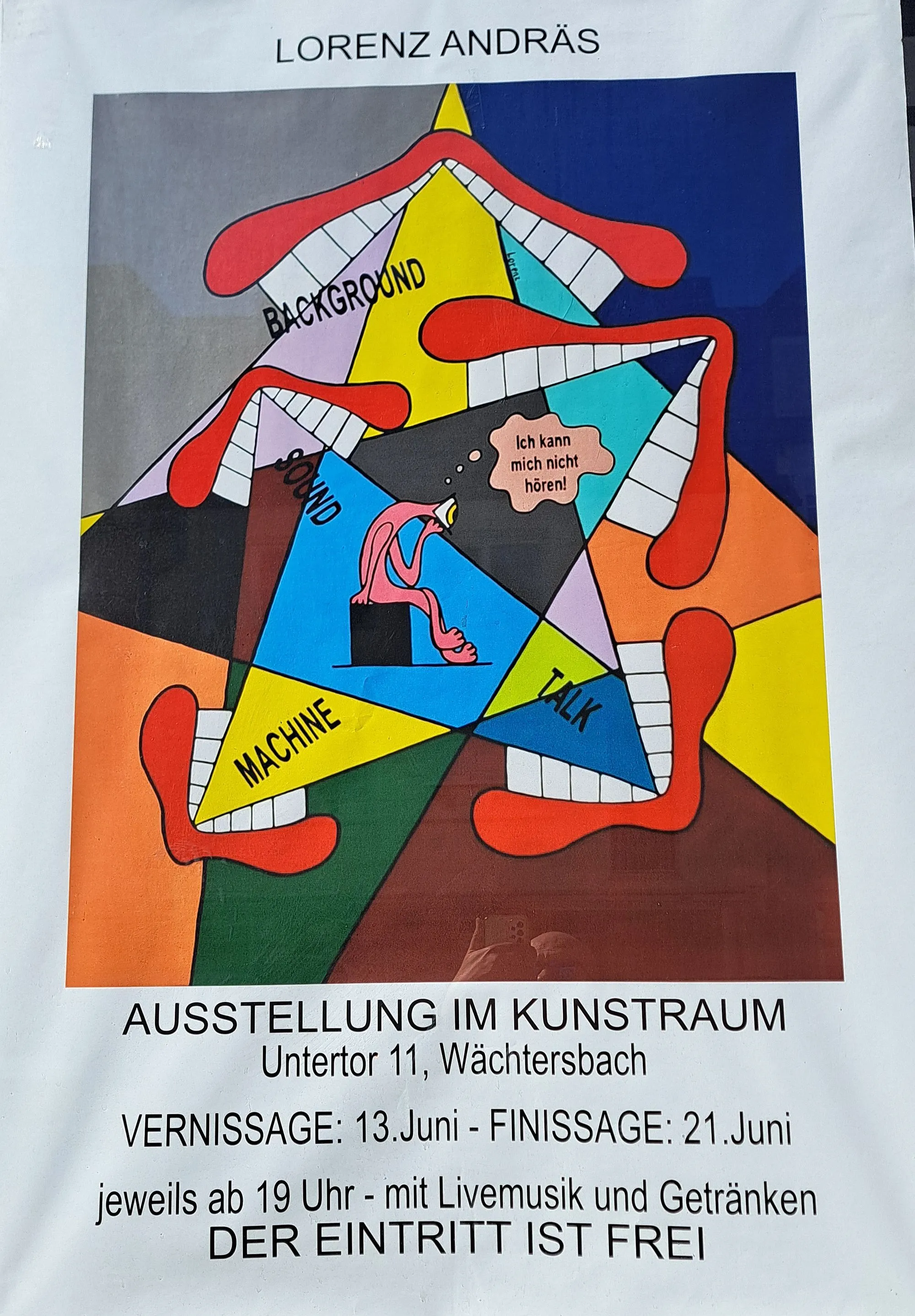 Kunstausstellung zu Ehren des verstorbenen Frankfurter Künstlers Lorenz Andräs