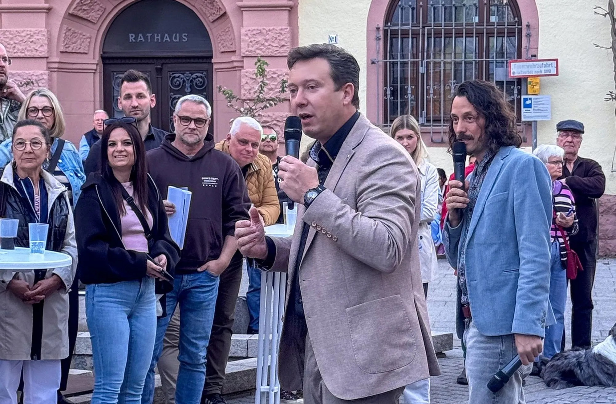 Bürgertalk in Niederzell am 10. Mai