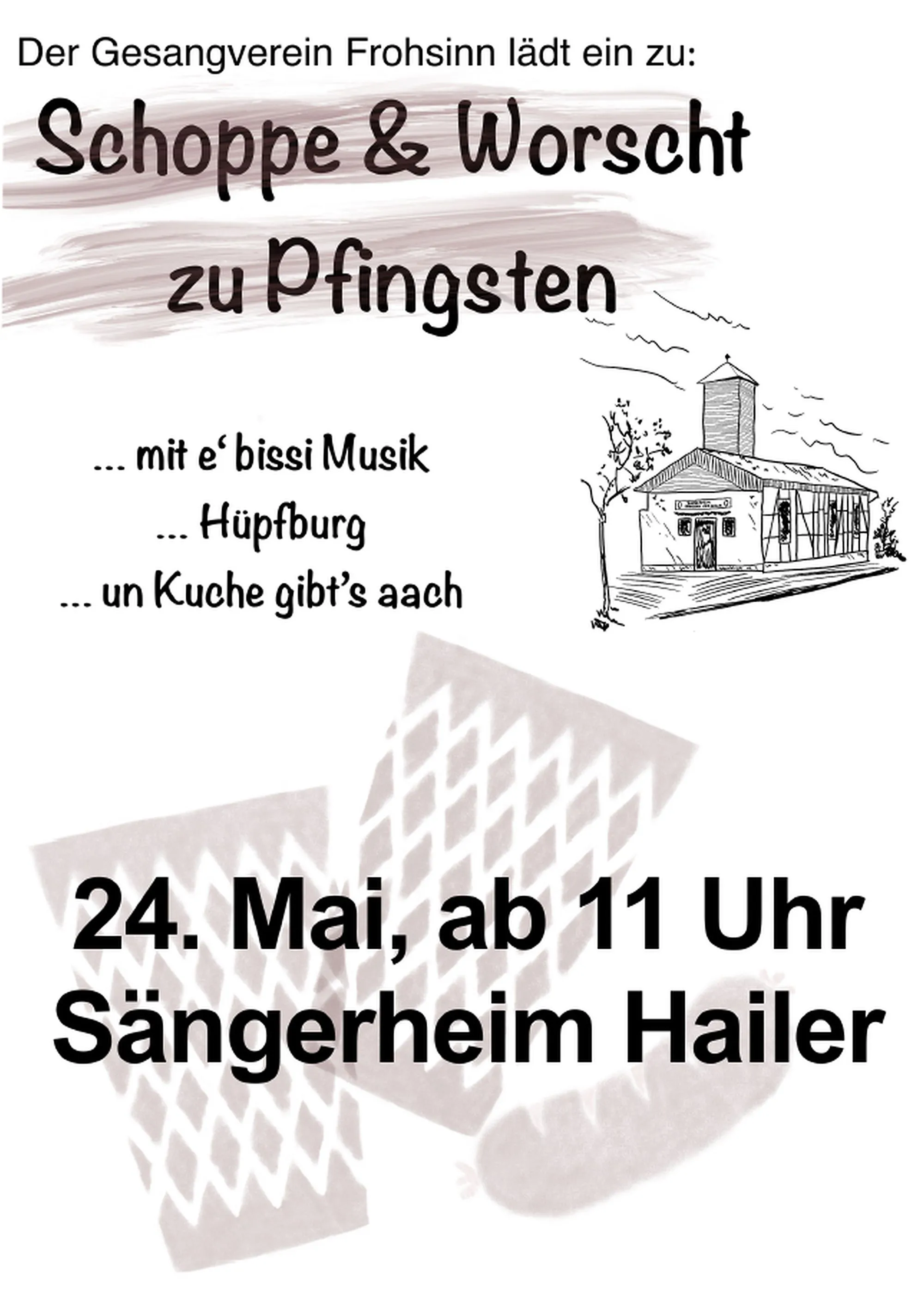 Pfingstfest "Schoppe & Worscht"