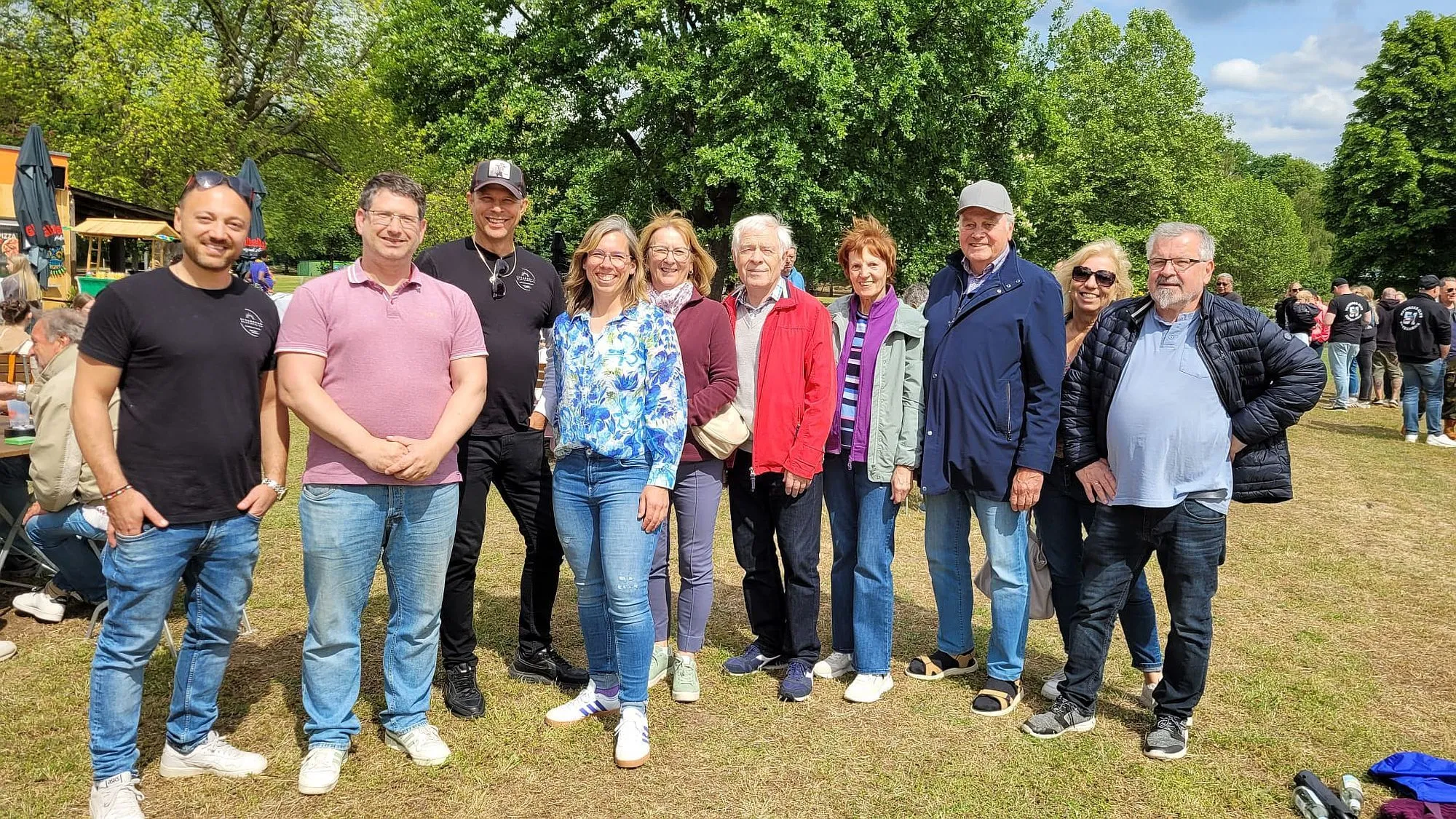 CDU besucht Sommer-Opening im Strandbad Spessartblick