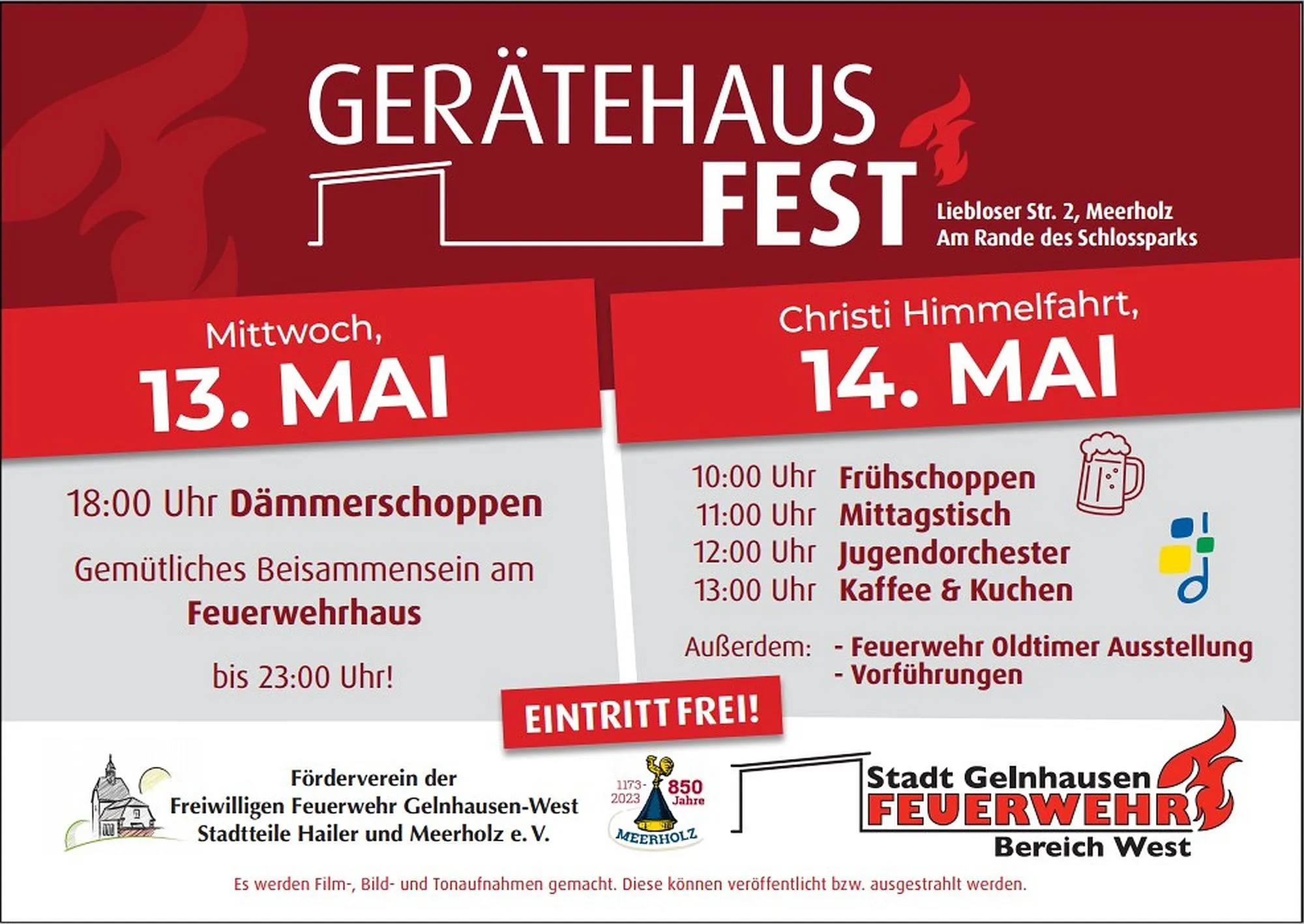 Gerätehausfest Gelnhausen-West: "Wir trotzen dem Wetter"