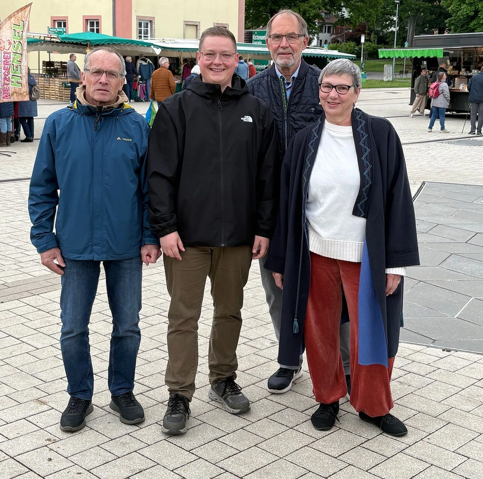 Neues Zuhause für Wochenmarkt: Grüne sehen Aufwertung der Innenstadt