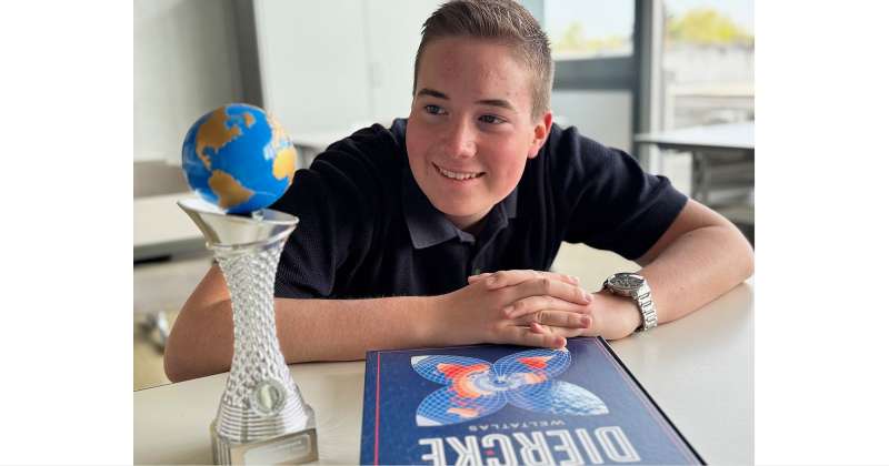 Julius Klose holte den Landessieg im Geographie-Wettbewerb.