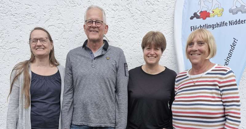 Von links: Jutta Ley, Rolf Ensberg, Antje Hoops, Traudel Grögler.
