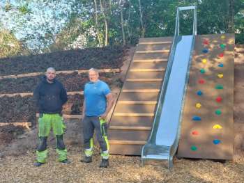 Die zwei vom Stadtservice: Alexander und David.