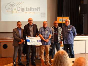 Stefan Erb, Norbert Ross, Digitallotsen Klaus Kuhn, Detlef Dinter, Michael Schön.