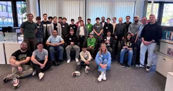 Teilnehmer am Boys‘ Day der Hanauer Arbeitsagentur.