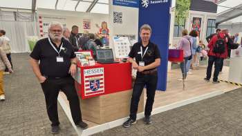 Die Digitalbegleiter Peter Grimm (links) und Erhard Hartmann.