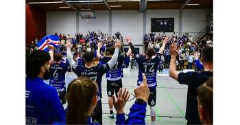 Wollen auch am Samstag wieder mit ihren Fans jubel: Die Handballer der HSG Hanau. Quelle: HSG Hanau