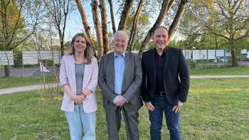 Von links: Fiona Saalfrank, Reiner Wegener, Steffen Reitz.