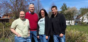 Von links: Lena Tiemens, Ludger Stüve, Sabrina Rück, Friedrich Verfondern.