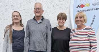 Von links: Jutta Ley, Rolf Ensberg, Antje Hoops, Traudel Grögler.